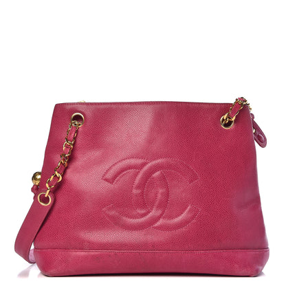 Chanel Caviar CC Shoulder Bag Pink 1 of 42