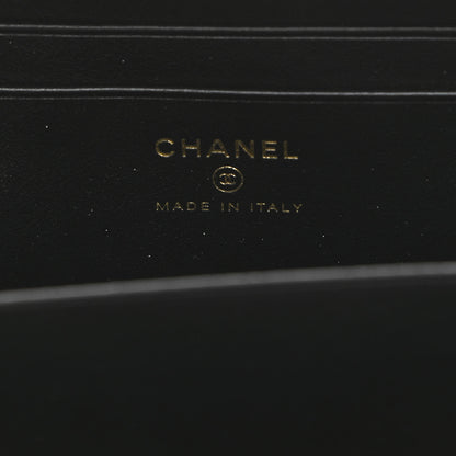 Chanel Caviar Quilted CC Filigree Vanity Clutch With Chain Black 6 of 11
