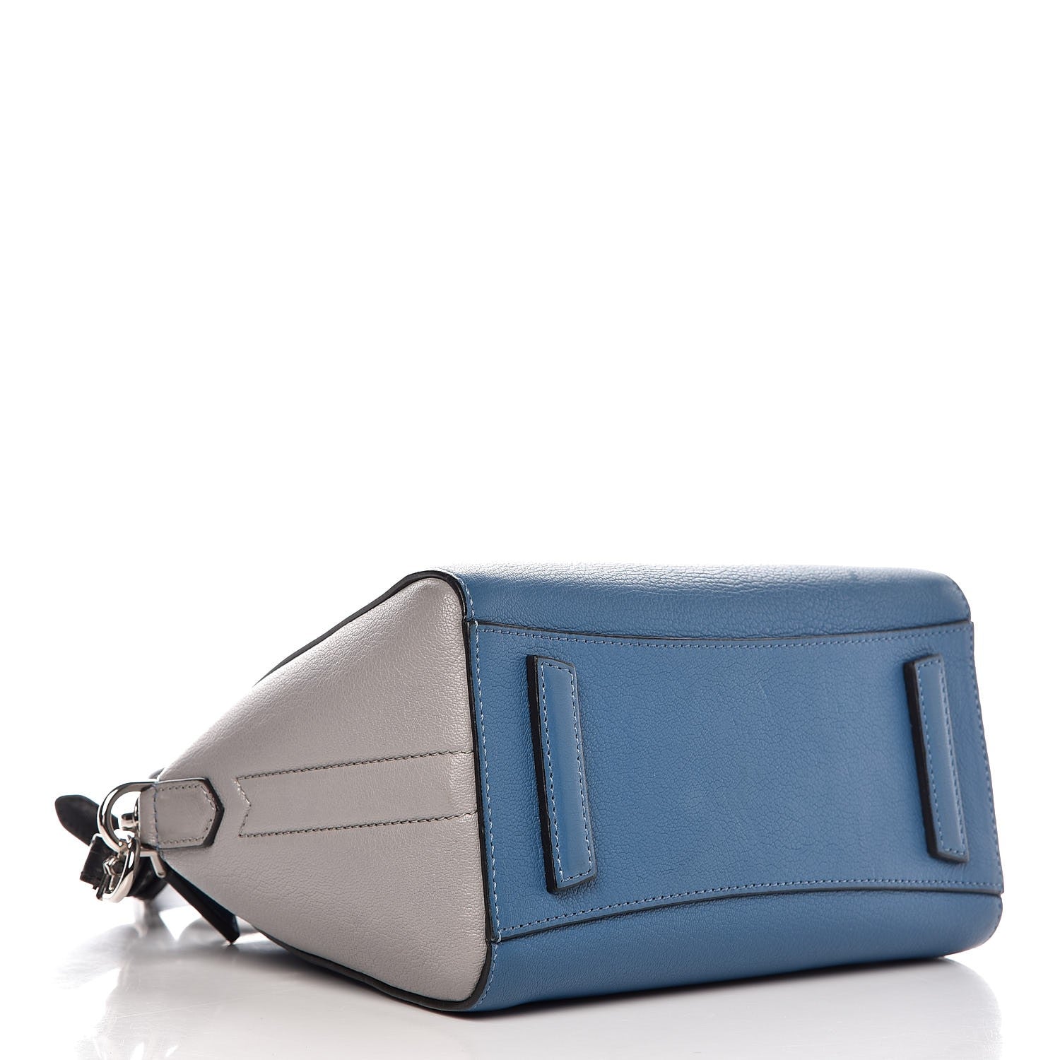 Givenchy Sugar Goatskin Mini Tri-Color Antigona Blue Grey Black 5 of 10