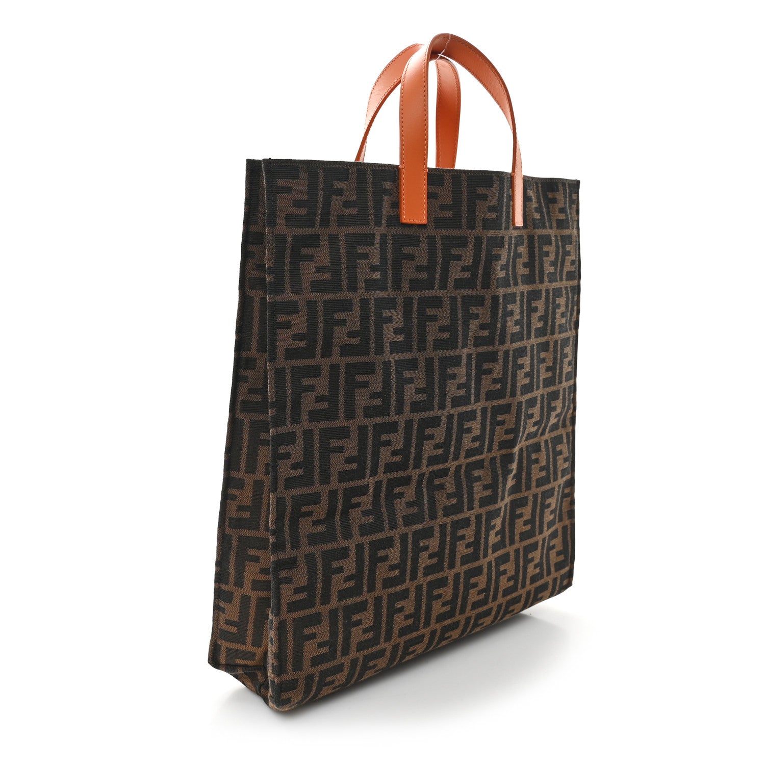 Fendi Zucca Special Shopping Tote Tobacco Orange 2 of 9
