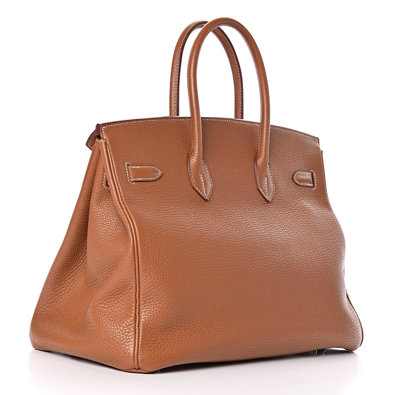 Hermes Taurillon Clemence Birkin 35 Gold 4 of 41