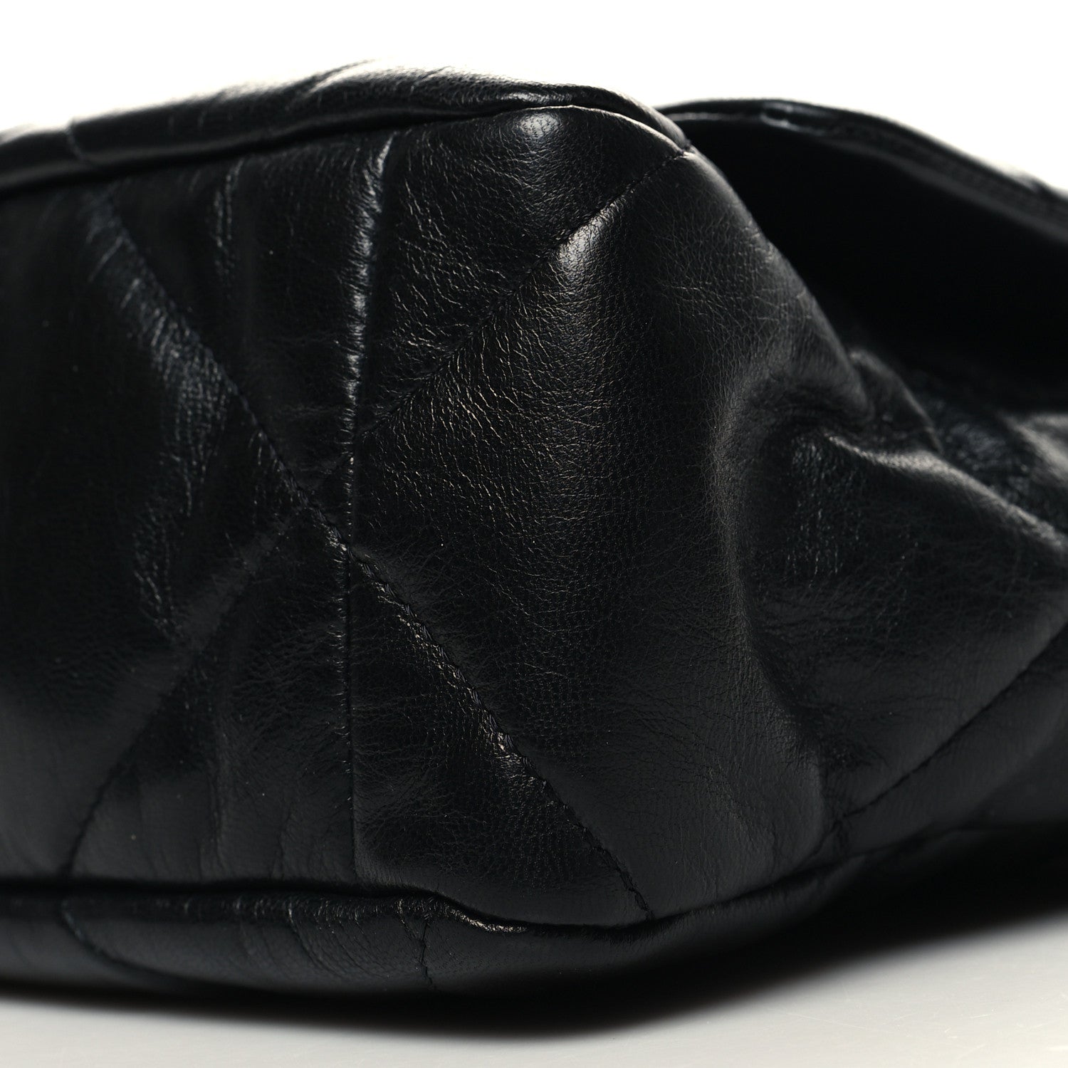 Chanel Goatskin Quilted Large Chanel 19 Flap Black 10 of 11