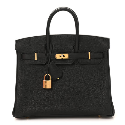Hermes Togo Birkin 25 Black 3 of 11