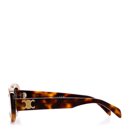Celine Acetate Triomphe 01 Sunglasses CL 40194U Tortoise 2 of 6