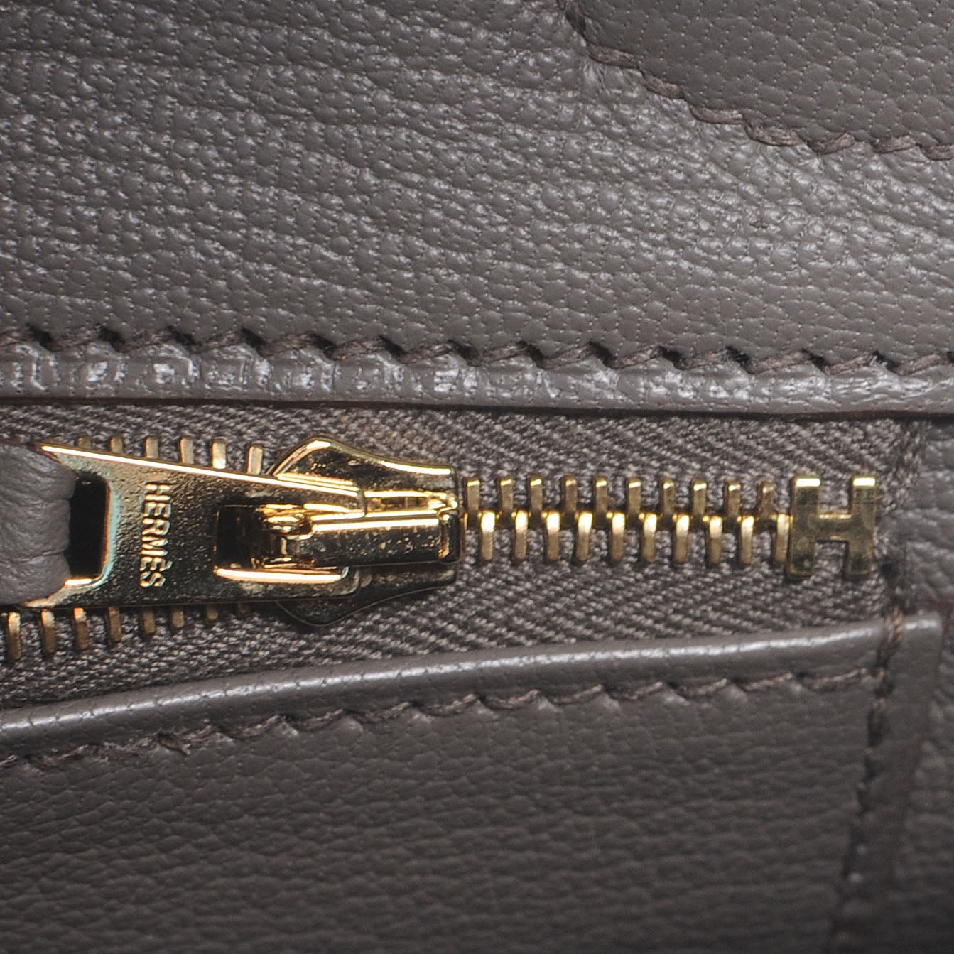 Hermes Taurillon Clemence Birkin 30 Etain 11 of 11