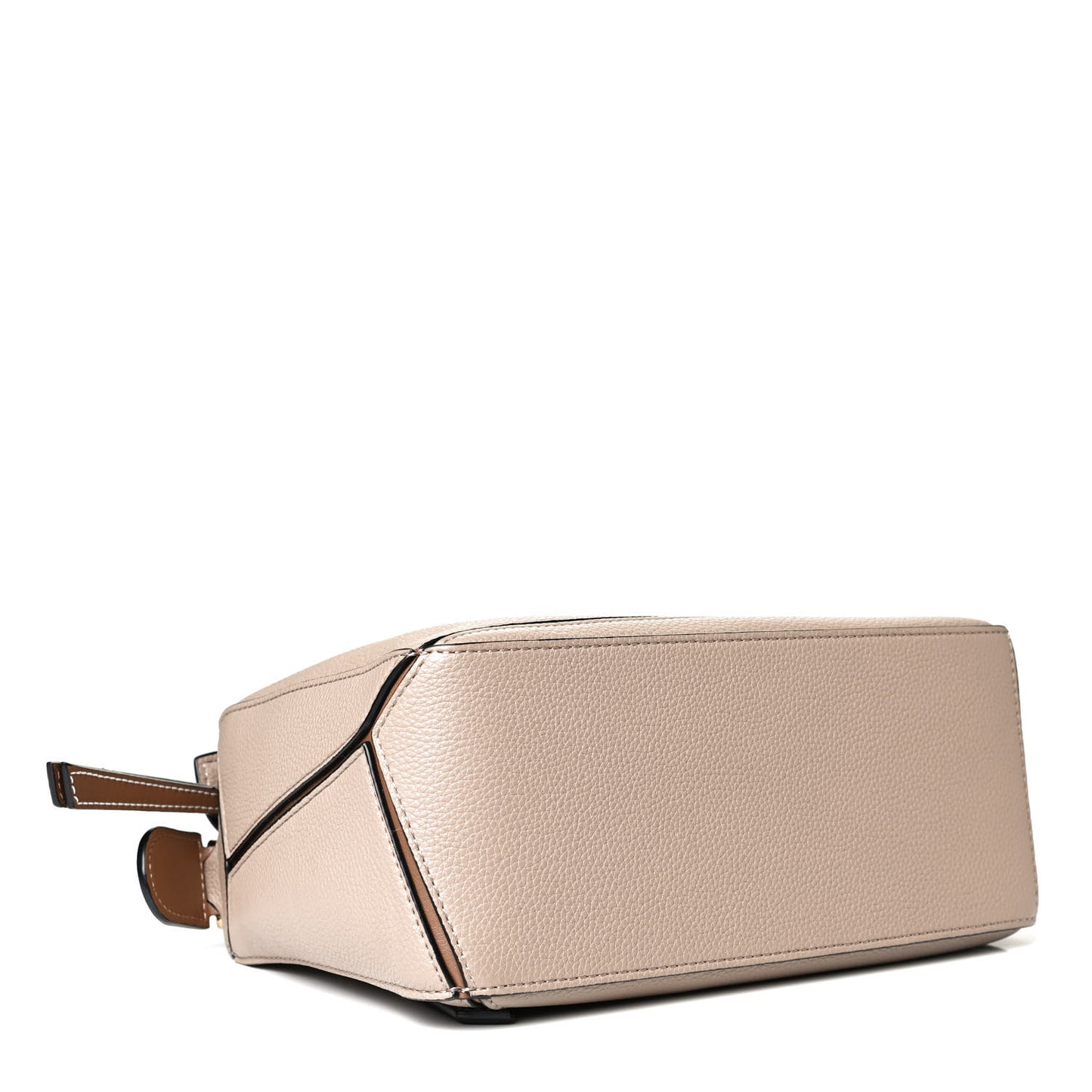 Grained Calfskin Small Puzzle Bag Sand Mink