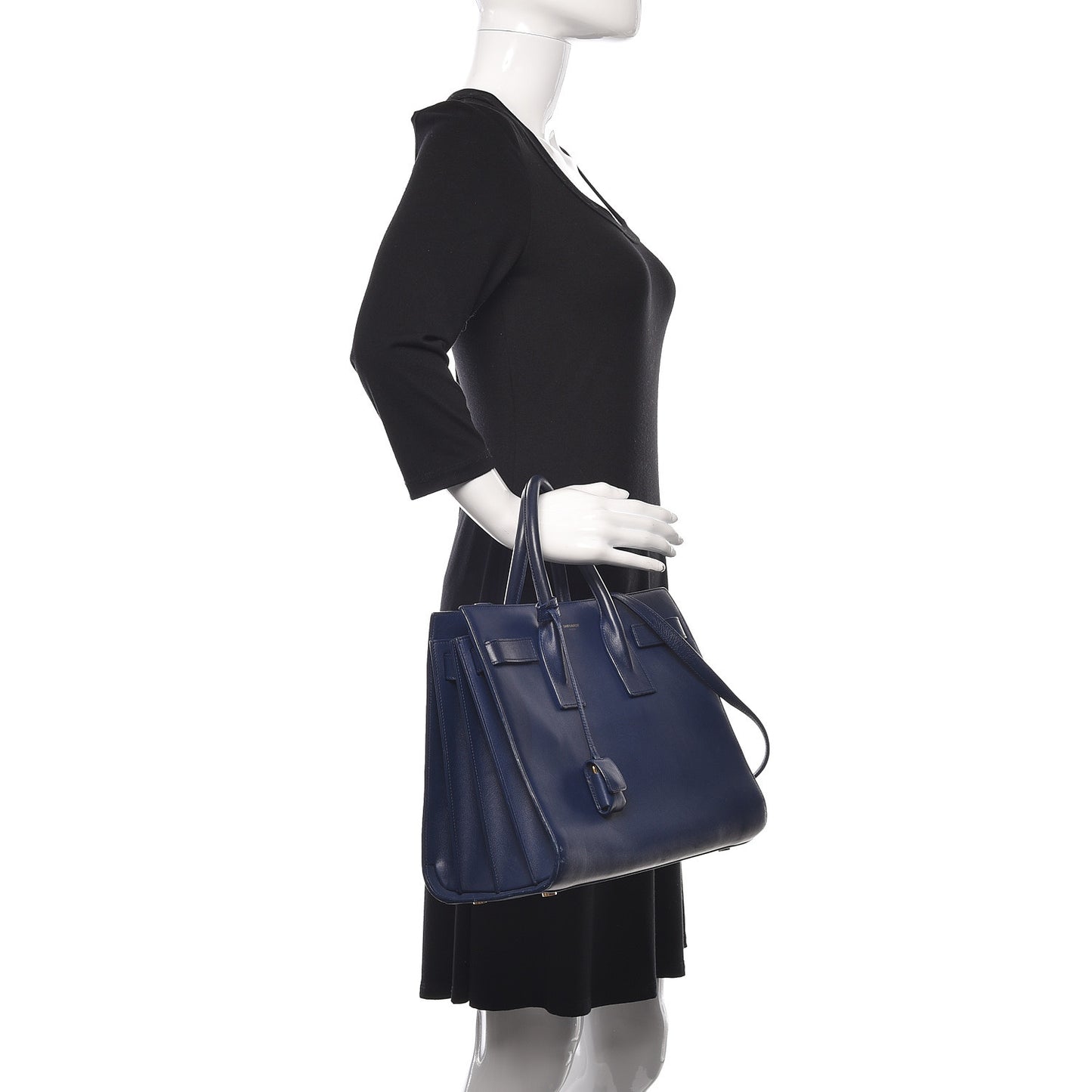 Calfskin Small Sac De Jour New Marine