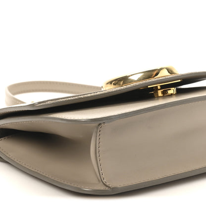 Chloe Calfskin Suede C Clutch With Chain Motty Grey 8 of 9