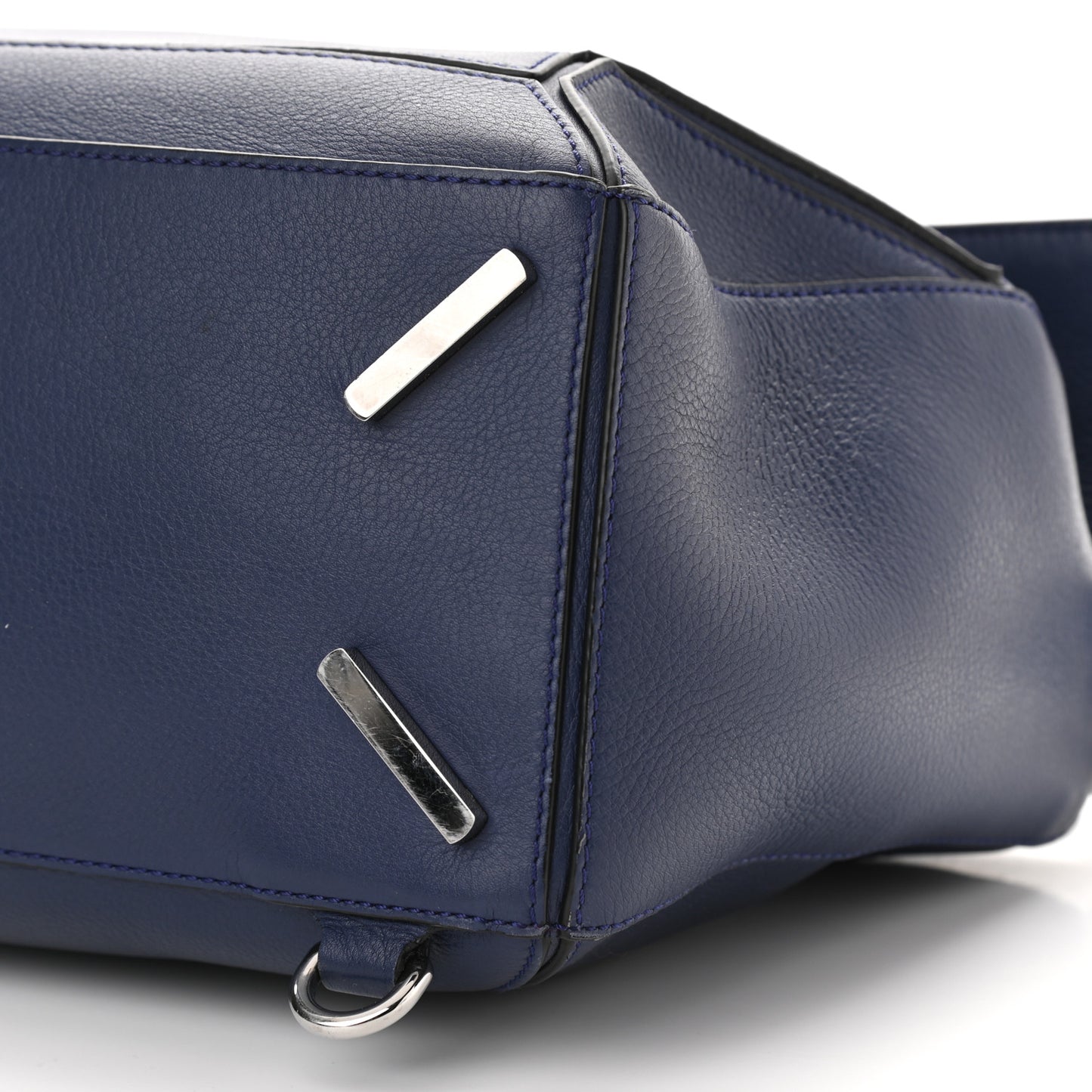 Calfskin Medium Puzzle Bag Marine