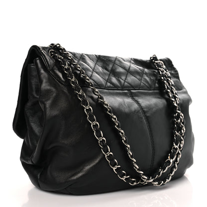 Chanel Calfskin Quilted Large Trianon Messenger Flap Black 3 of 9
