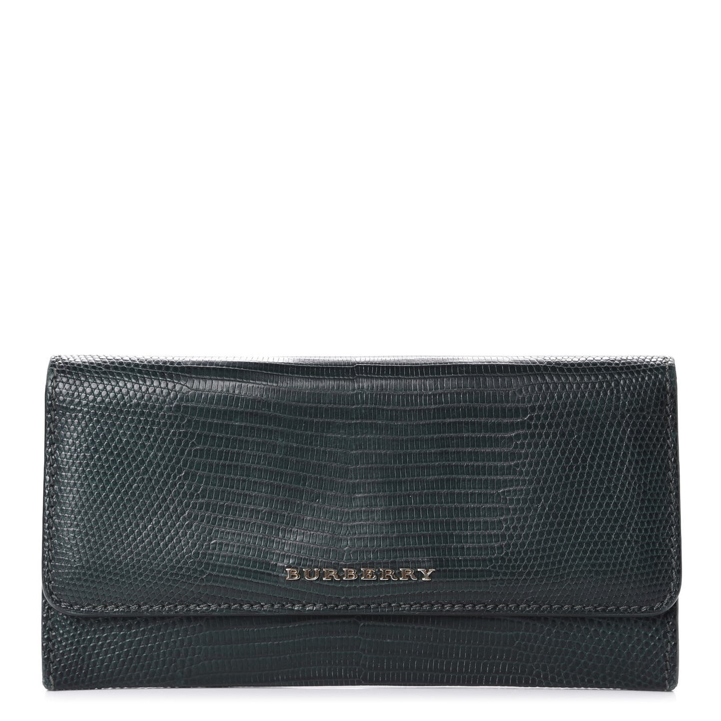 Lizard Continental Flap Wallet Dark Cyan