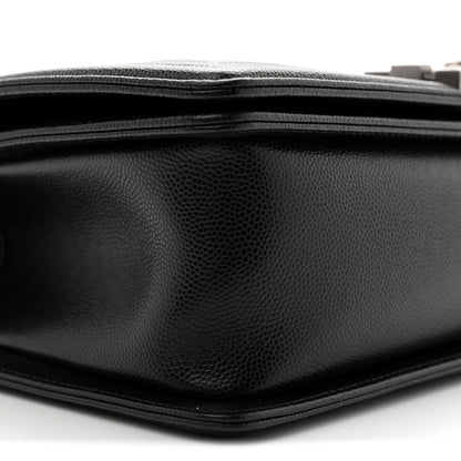 Chanel Caviar Quilted Medium Boy Flap Black 9 of 10
