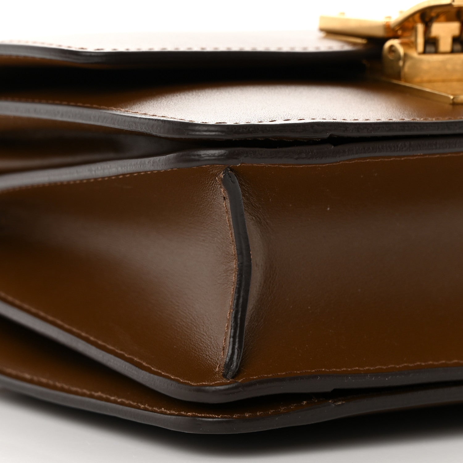Celine Smooth Calfskin Small Classic Box Flap Bag Camel 9 of 13