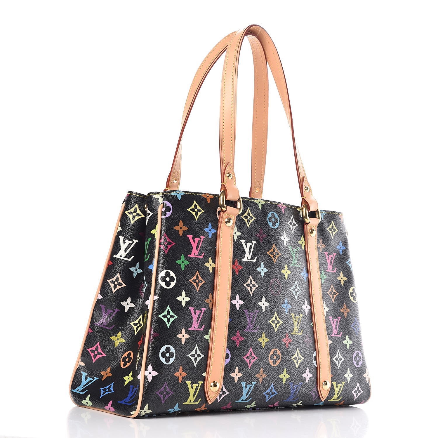 Louis Vuitton Monogram Multicolor Aurelia MM Black 3 of 12