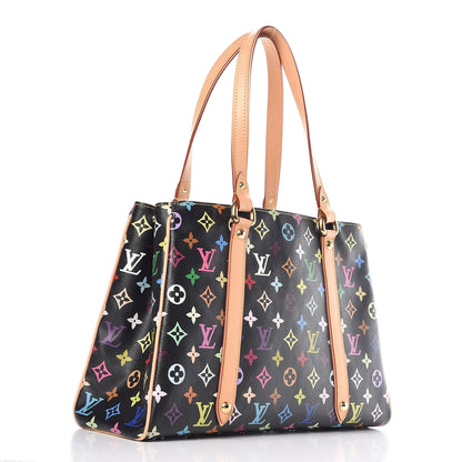Louis Vuitton Monogram Multicolor Aurelia MM Black 3 of 12