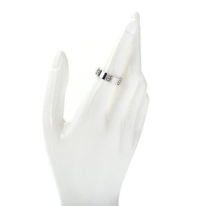 Cartier 18K White Gold 5.5mm LOVE Ring 55 7.25 2 of 5
