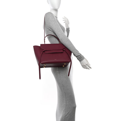 Celine Grained Calfskin Mini Belt Bag Plum 2 of 14