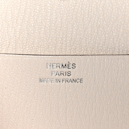 Hermes Chevre Mysore In-The-Loop Wink Card Holder Nata Rose Pourpre Jaune Citron 7 of 11