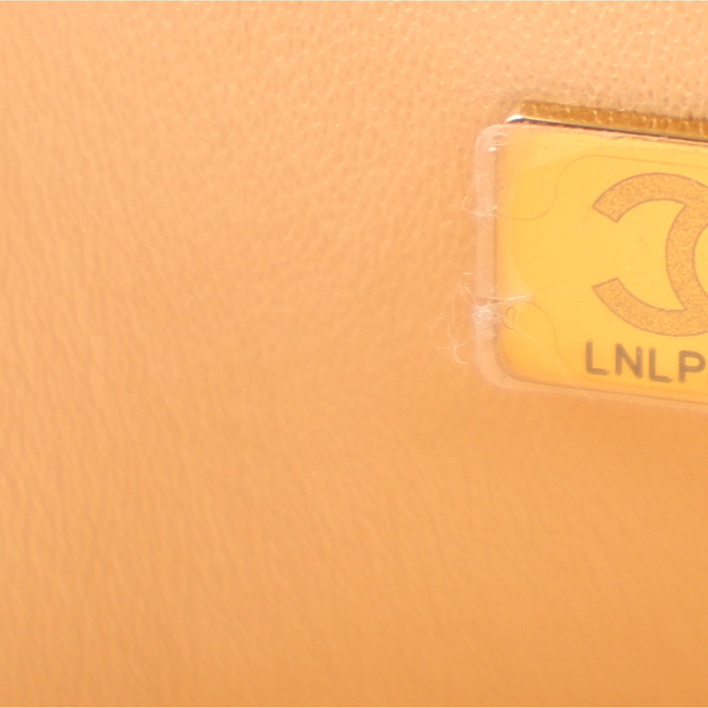 Lambskin Quilted Medium Double Flap Beige