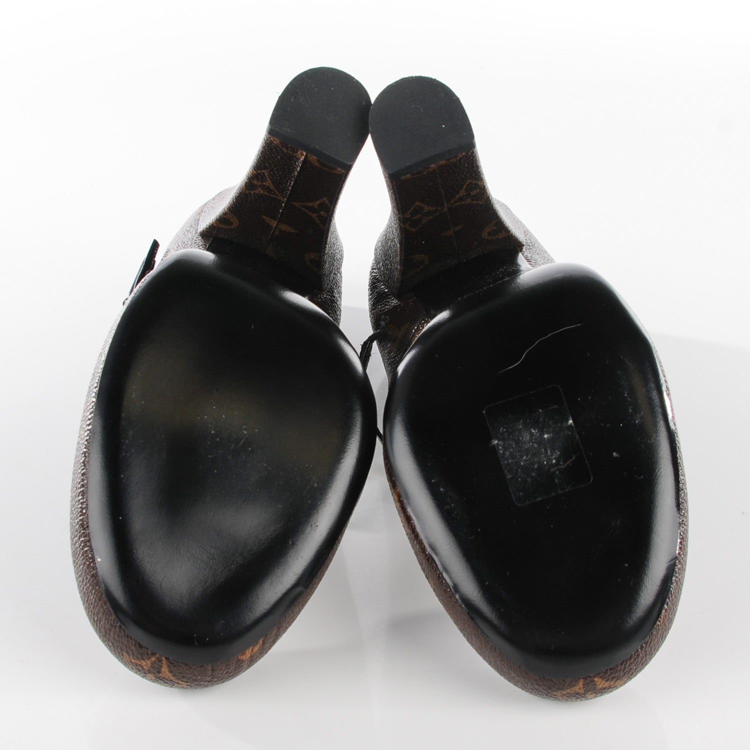 Louis Vuitton Patent Monogram Fetish Vanity Platform Pumps 39.5 5 of 8