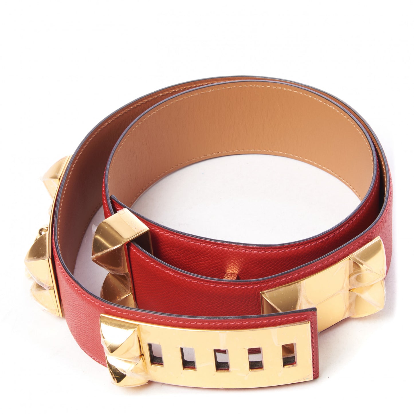 Epsom Collier De Chien CDC Belt 90 Rouge Casaque