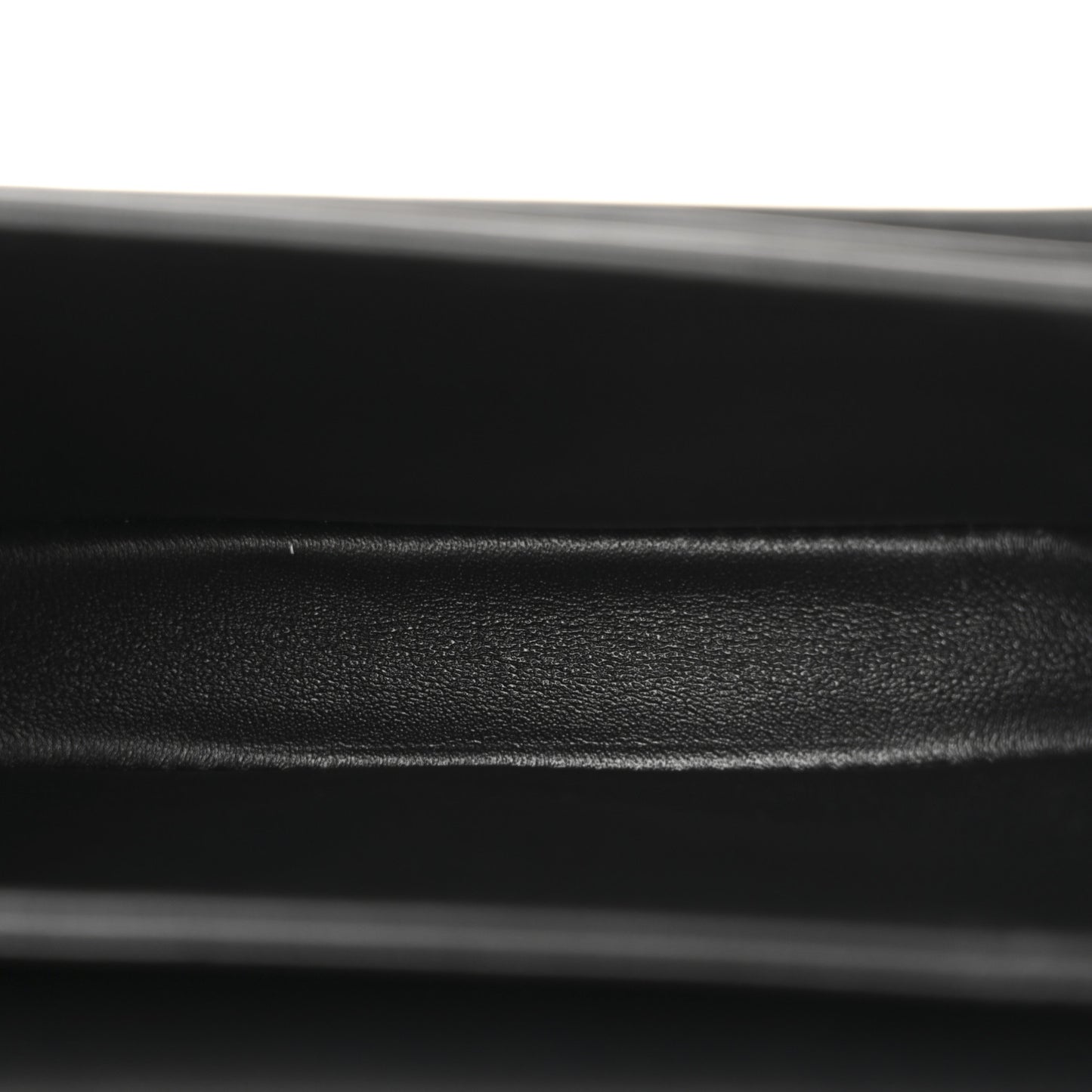 Shiny Calfskin Triomphe Mini Besace Clea Black