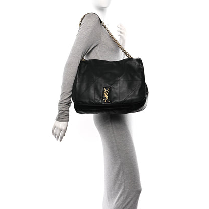 Saint Laurent Lambskin Matelasse Monogram Large Jamie 4.3 Black 2 of 10