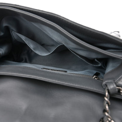Chanel Lambskin Quilted Jumbo Coco Loop Flap Grey 6 of 11