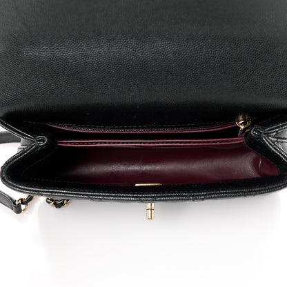 Chanel Caviar Quilted Mini Coco Handle Flap Black 5 of 11