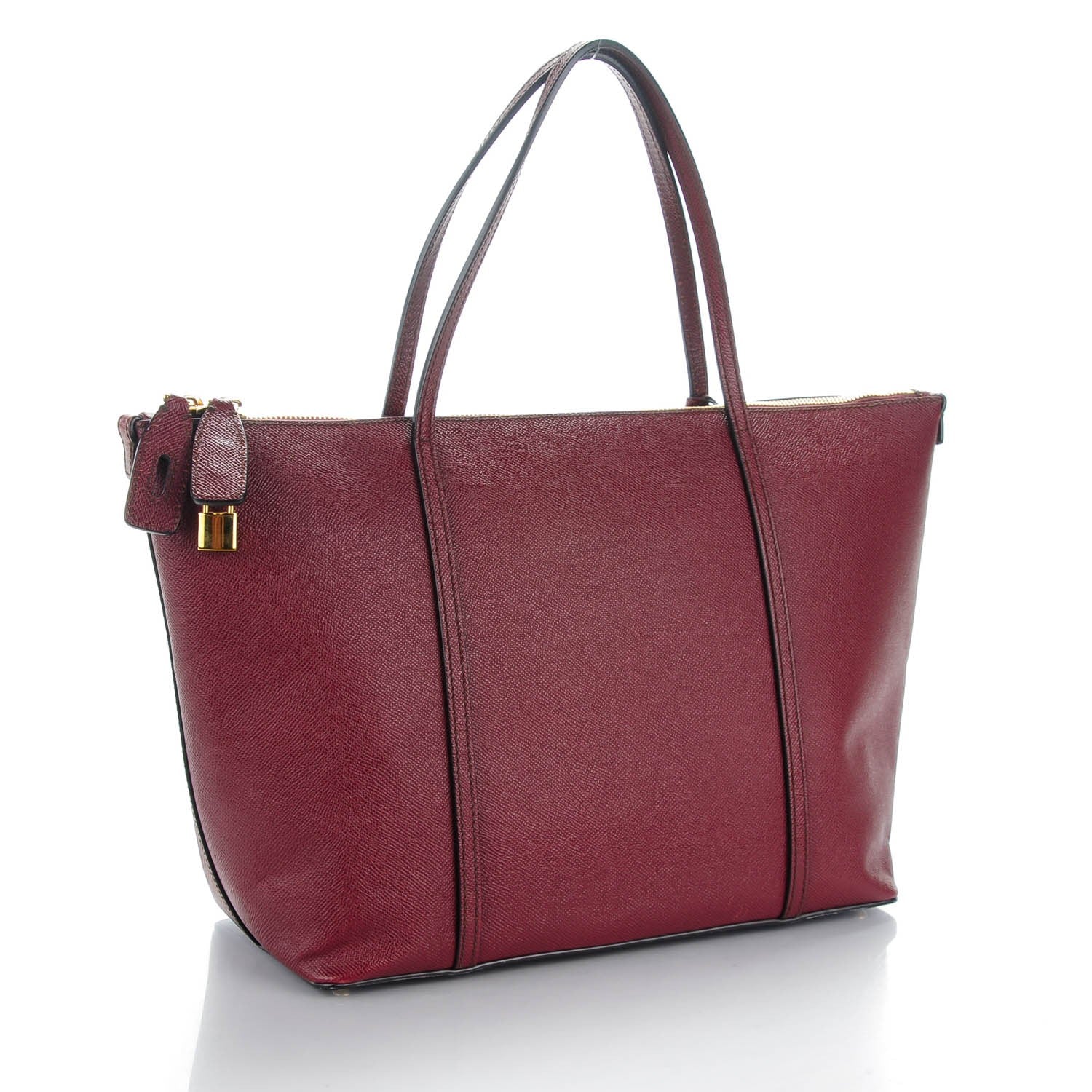Dolce & Gabbana Textured Calfskin Miss Escape Tote Grapes 3 of 6