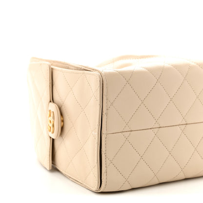 Chanel Caviar Quilted Small Chanel 25 Handbag Beige 9 of 10