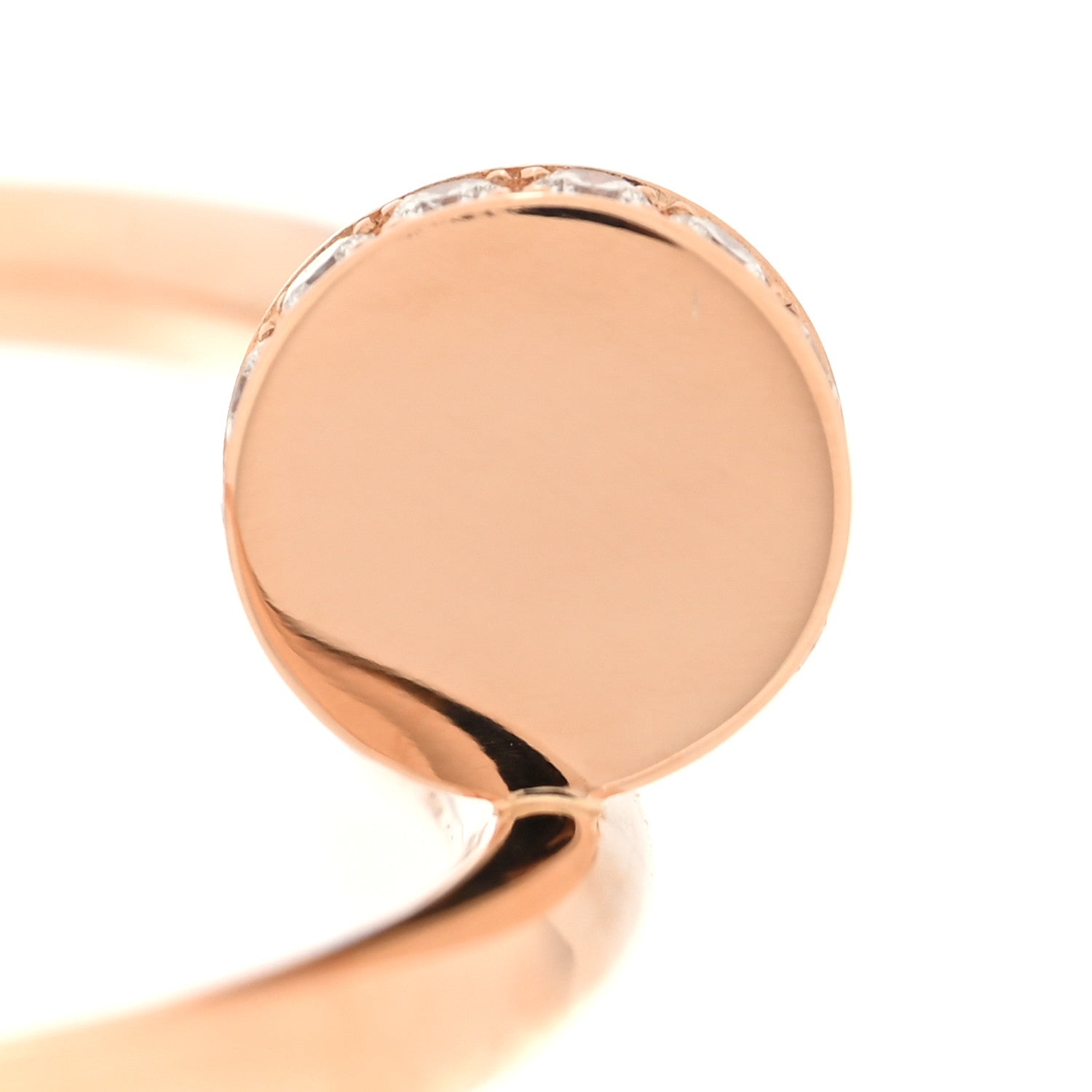 Cartier 18K Pink Gold Diamond Juste Un Clou Bracelet 17 4 of 4