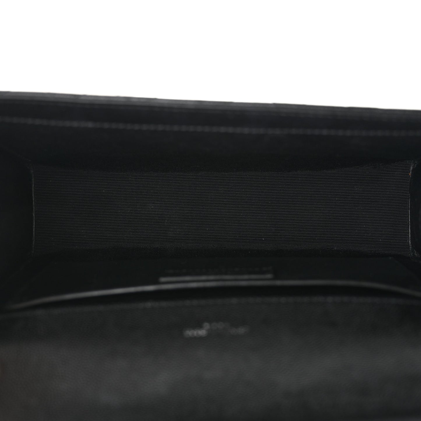 Grain De Poudre Textured Mixed Matelasse Triquilt Medium Monogram Satchel Black