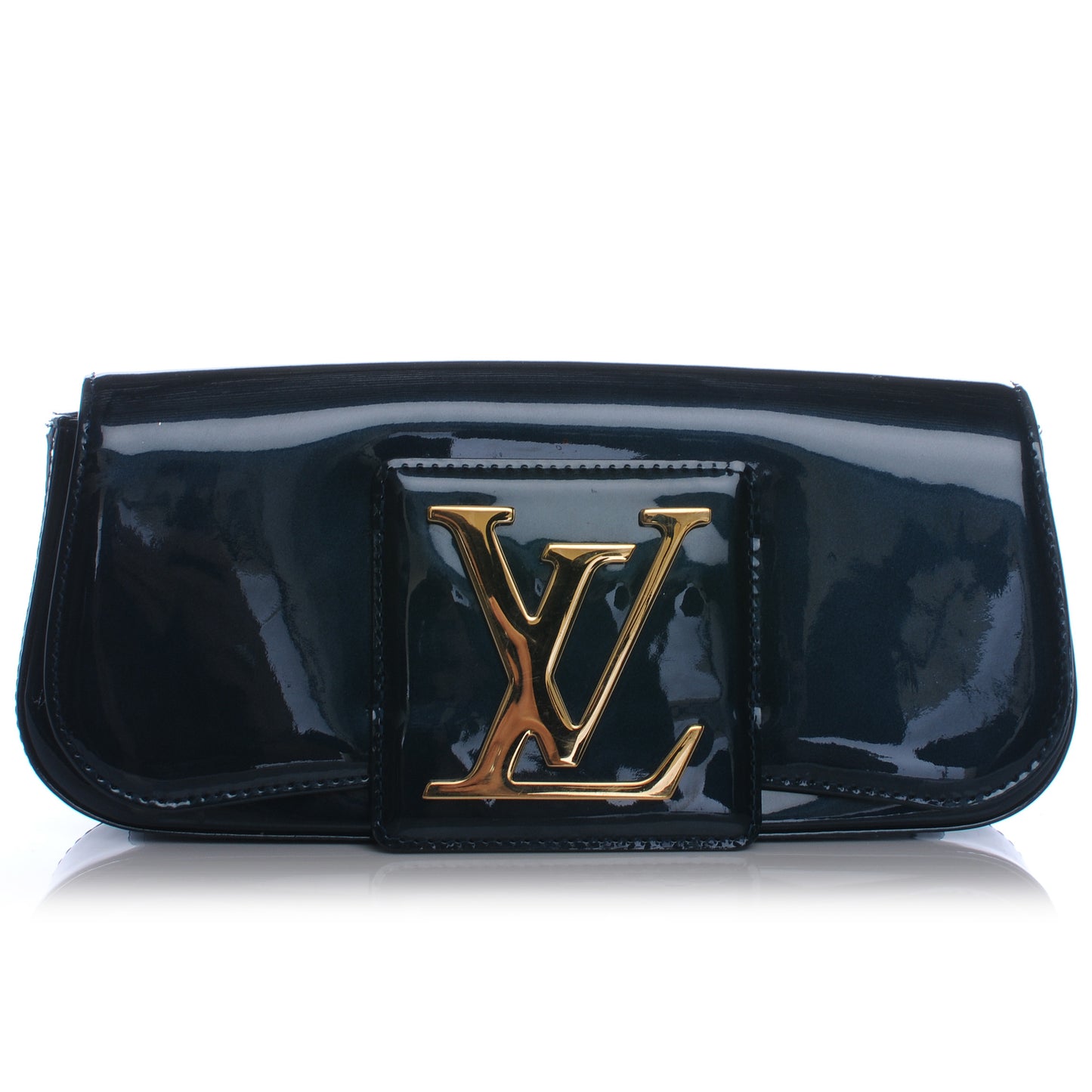 Patent Sobe Clutch Blue Infini
