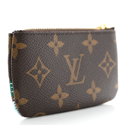Louis Vuitton Monogram 2023 Christmas Animation Alpine Key Pouch Pink 3 of 8