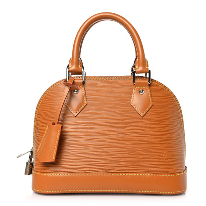 Louis Vuitton Epi Jacquard Alma BB Honey Gold 1 of 8