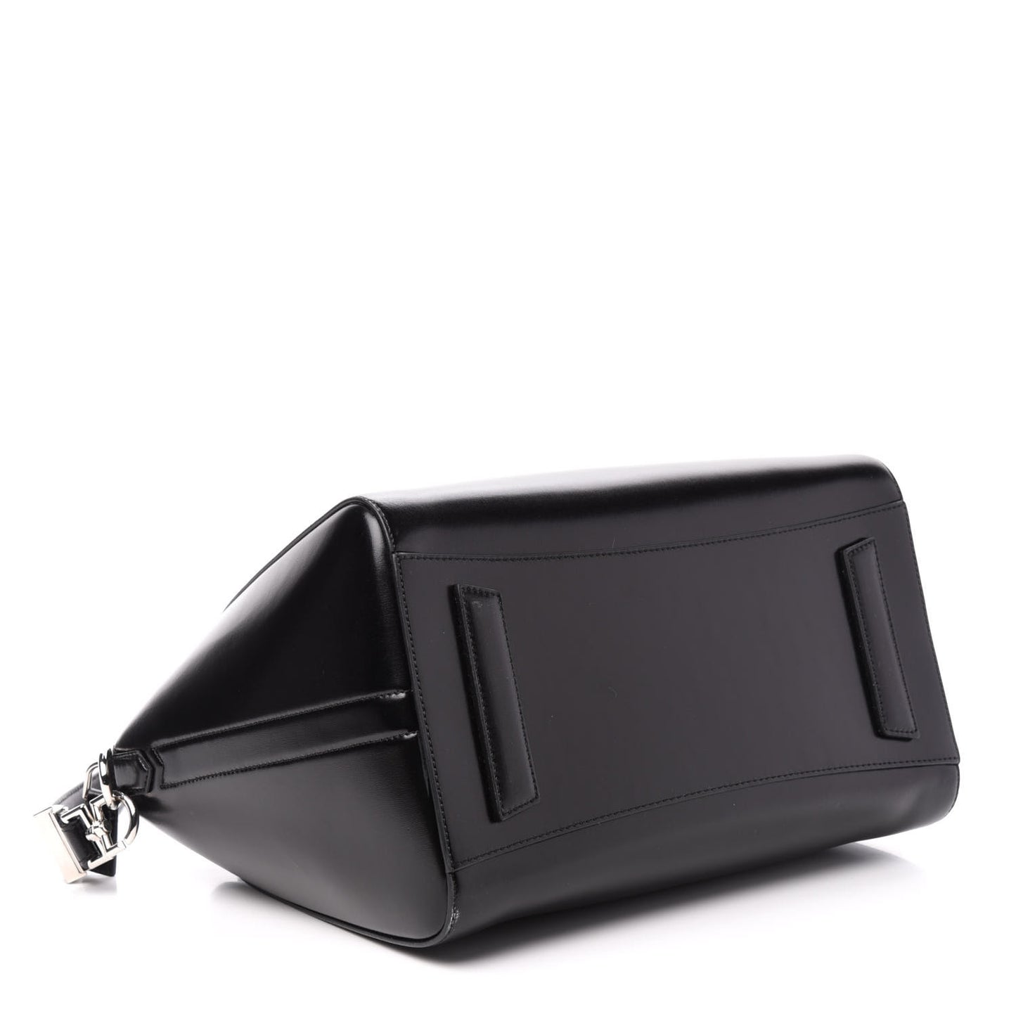 Shiny Lord Calfskin Medium Antigona Black