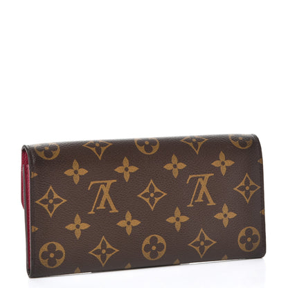 Louis Vuitton Monogram Emilie Wallet Fuchsia 3 of 8