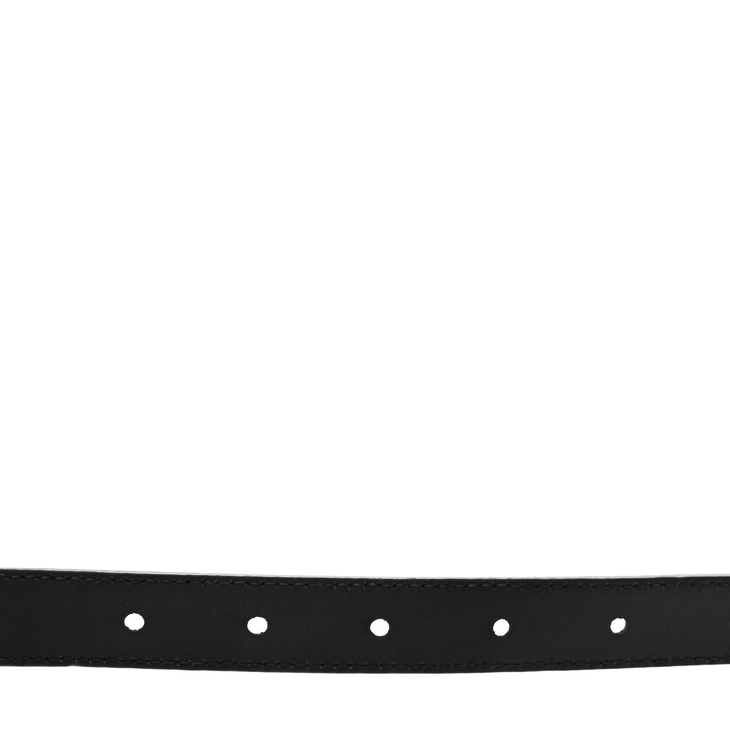 Gucci Calfskin Double G 20mm Belt 80 32 Black 4 of 5