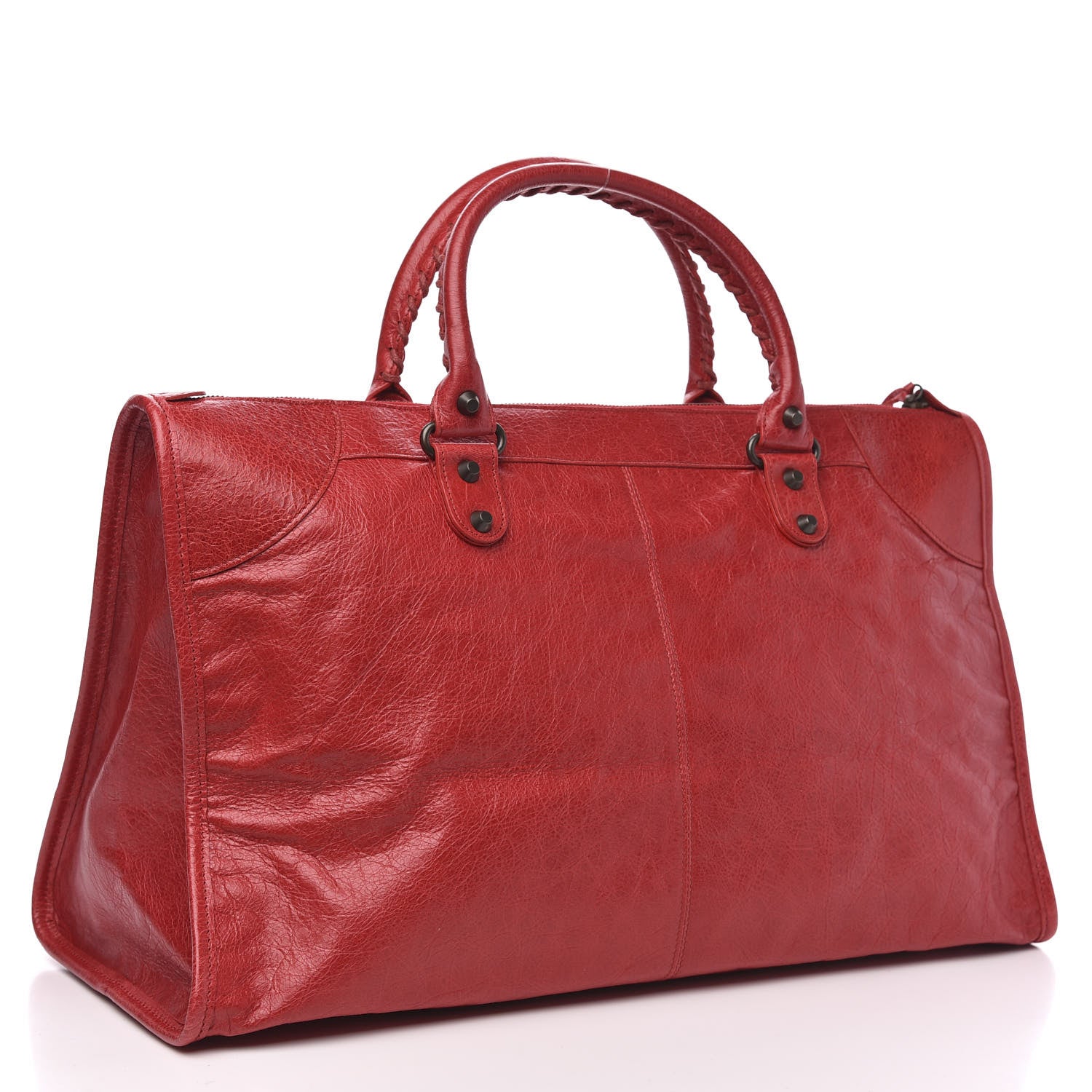 Balenciaga Agneau Classic Hardware Work Rouge Coquelicot 3 of 9