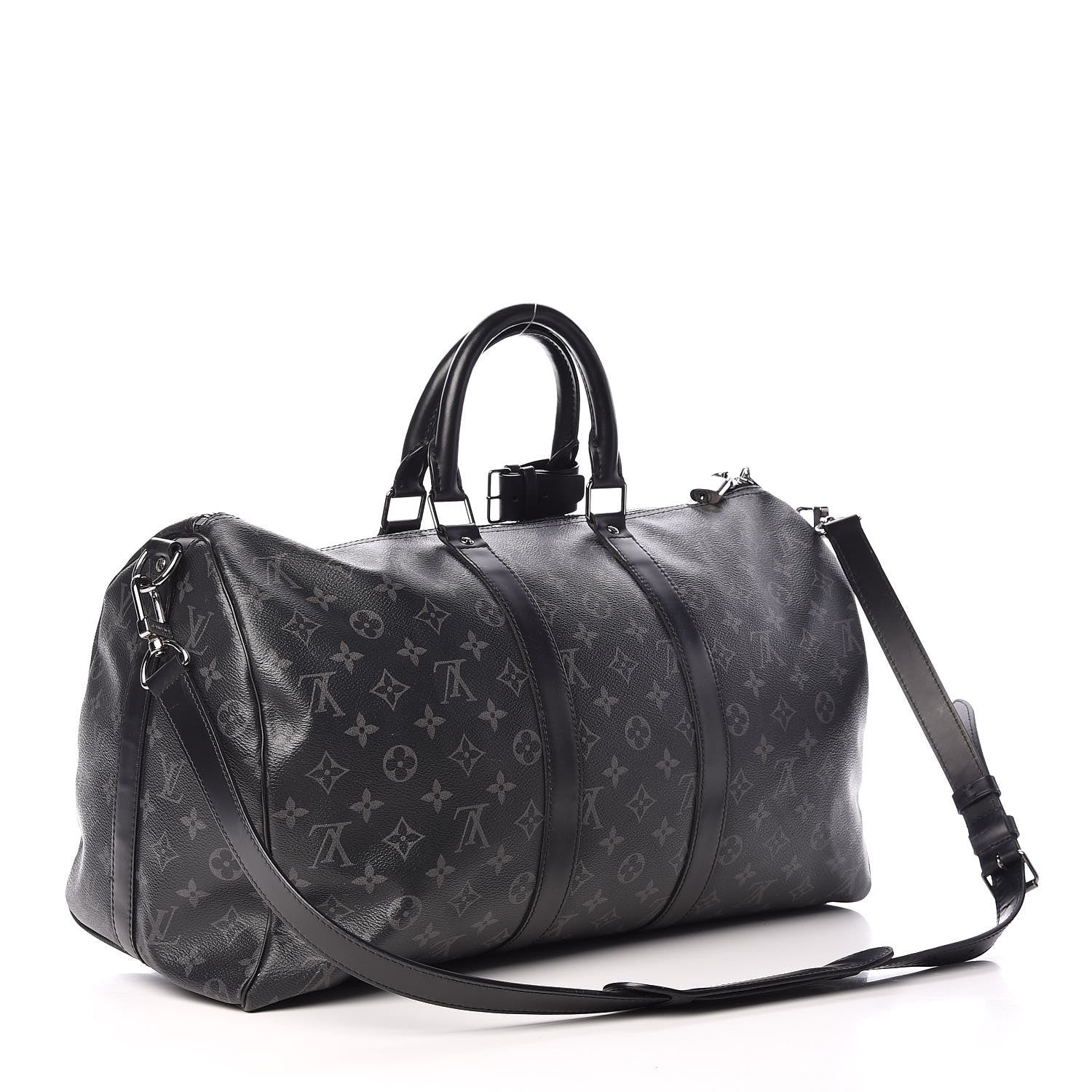Louis Vuitton Monogram Eclipse Keepall Bandouliere 45 3 of 16