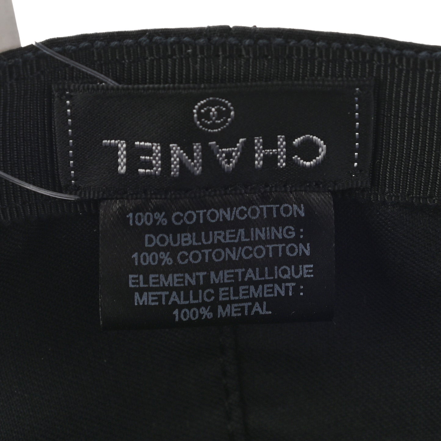 Cotton CC Cap Hat Black