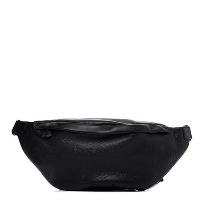 Louis Vuitton Calfskin Monogram Shadow Discovery Bumbag Black 1 of 10