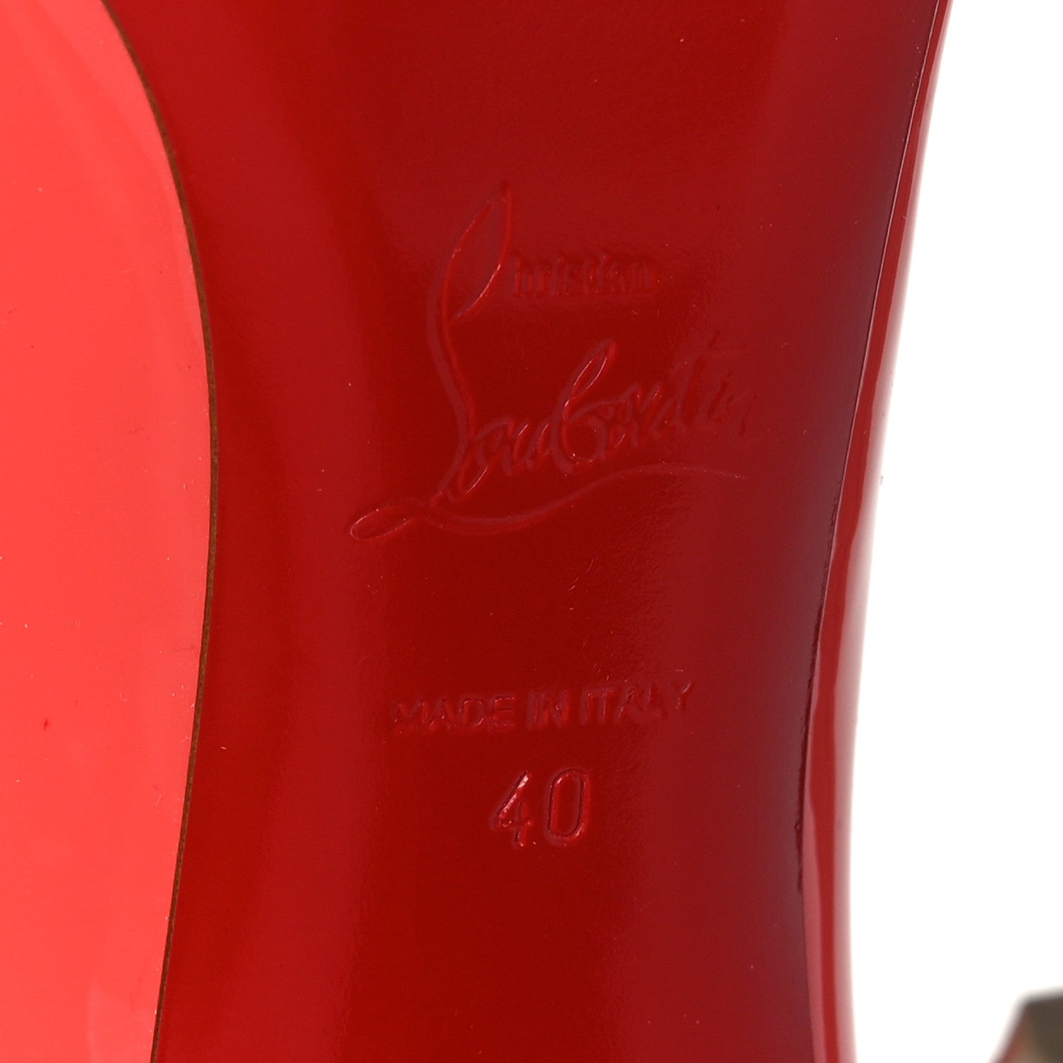Christian Louboutin Patent Hot Chick 100 Pumps 40 Smoothie 7 of 8