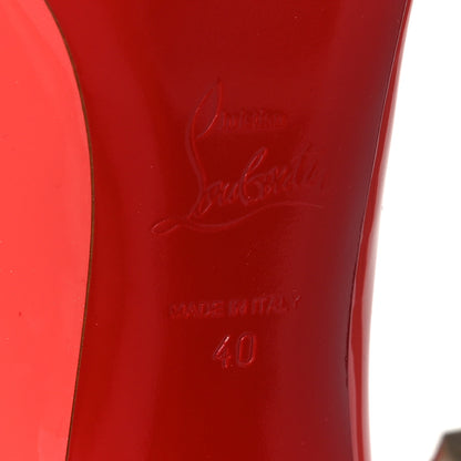 Christian Louboutin Patent Hot Chick 100 Pumps 40 Smoothie 7 of 8
