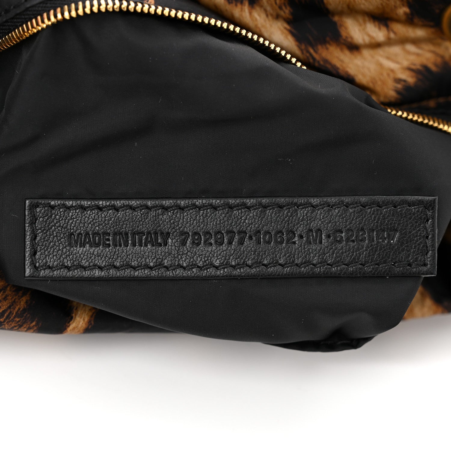 Balenciaga Nylon Monaco Mini Leopard Shoulder Bag Brown 7 of 10