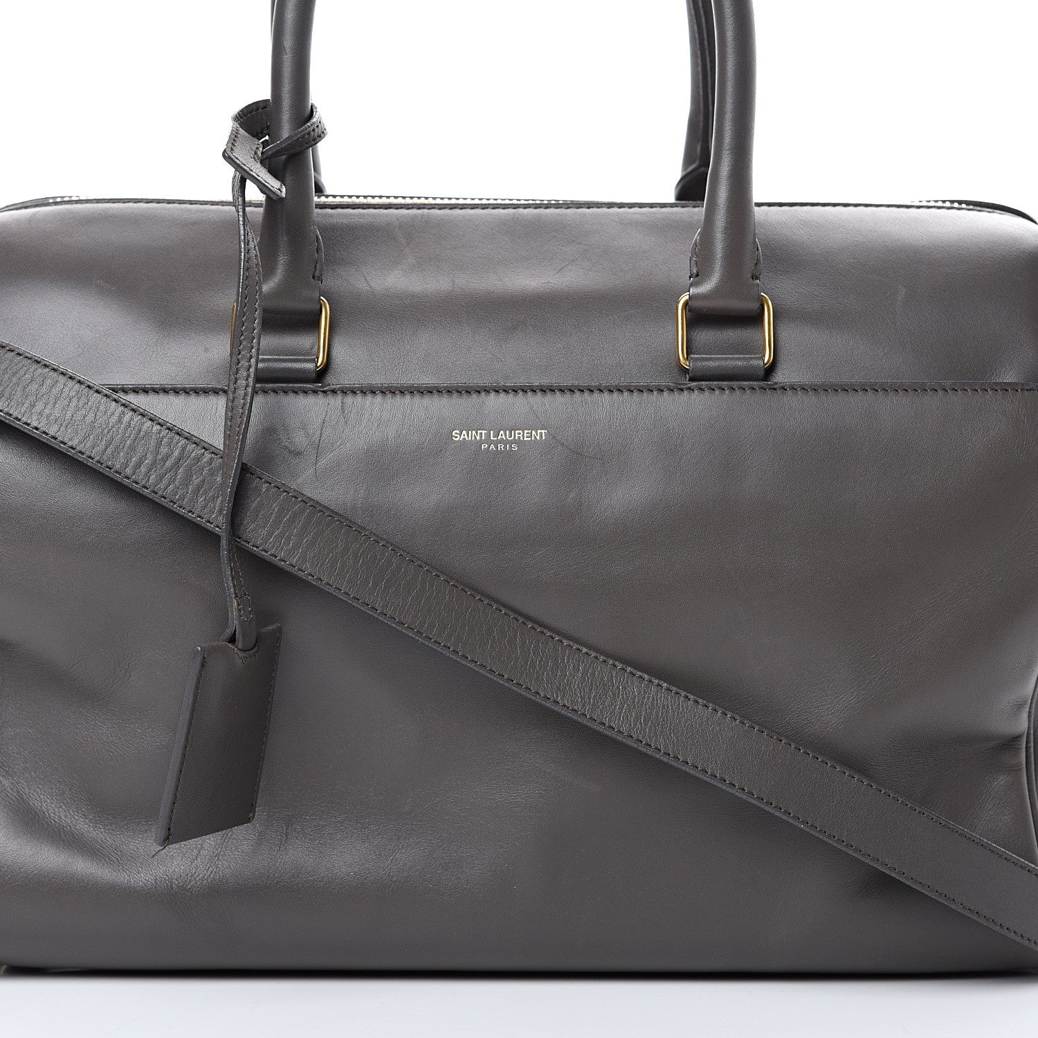 Saint Laurent Calfskin Classic Duffle 6 Earth 9 of 23