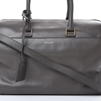 Saint Laurent Calfskin Classic Duffle 6 Earth 9 of 23