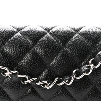 Chanel Caviar Quilted Small Double Flap Black 8 of 10