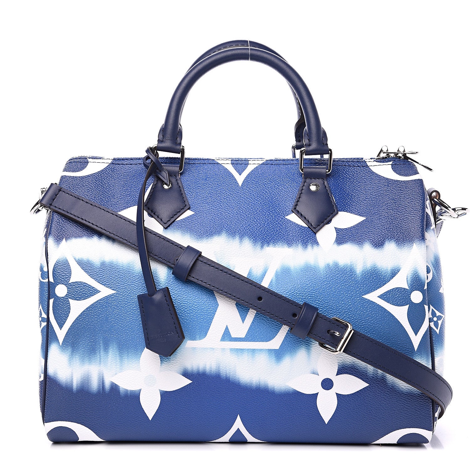 Louis Vuitton Monogram Escale Speedy Bandouliere 30 Blue 1 of 8